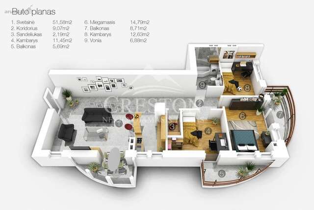 Апартаменты Vilnius Luxury Apartment 1 Вильнюс-34